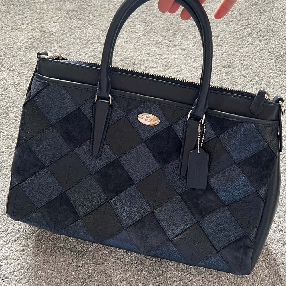 Coach Morgan satchel bag top handle NWT shoulder bag patchwork